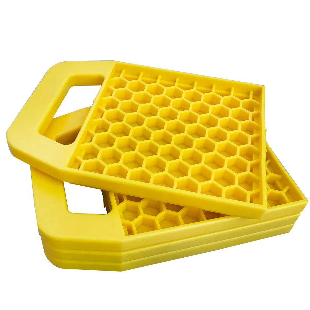 Gt-21p RV Stabilizing Jack Pads Helps Prevent Jacks From Sinking 4 Pack Yellow