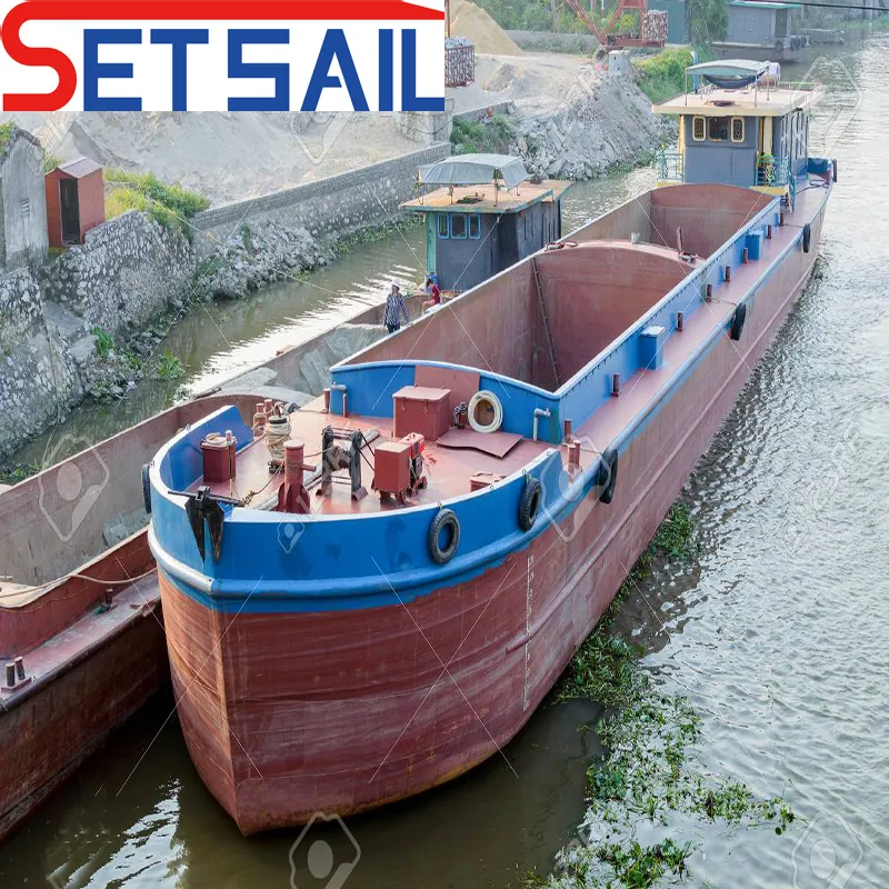 China Transport Carrier Low Cost Self Propelled River Sand Transport Barge