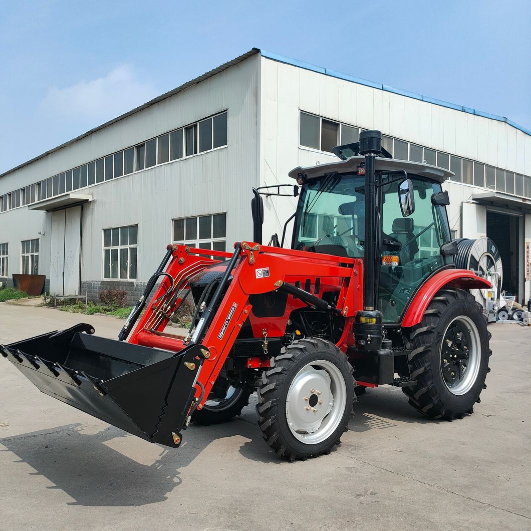 80HP 4 Wheels Diesel Engine Farm Agriculture Tractors for Russian Market
