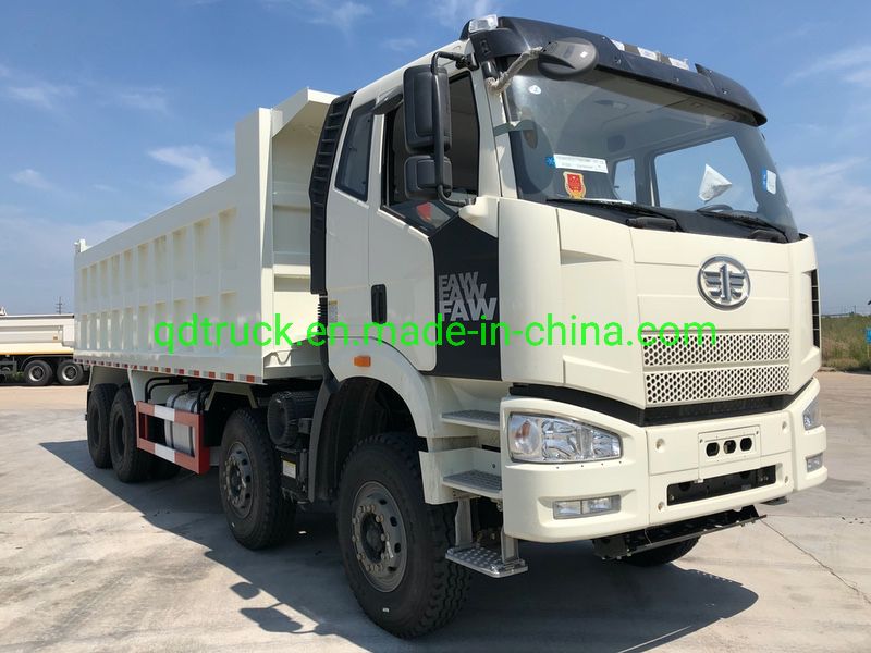 Low Price Used FAW Dump Truck 12 Wheels dumper380HP 40tons for Africa