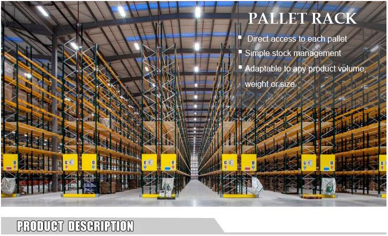 Selective Heavy Duty Pallet Rack/ Steel Metal Rack