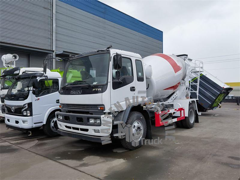 I-Suzu Ftr 150kw 205HP 7cbm Concrete Mixer Truck with PMP Pump