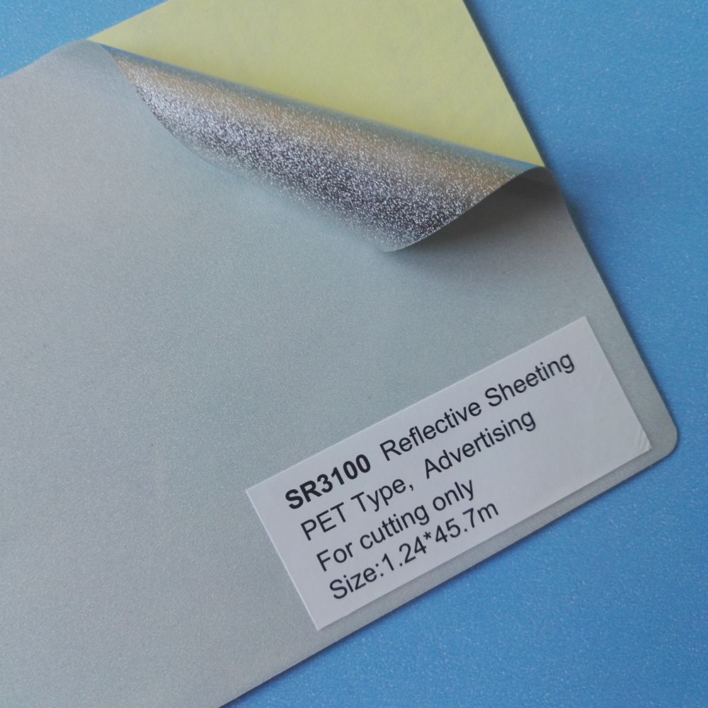 Advertising Grade PVC Reflective Sheeting Made in China (SR3100)