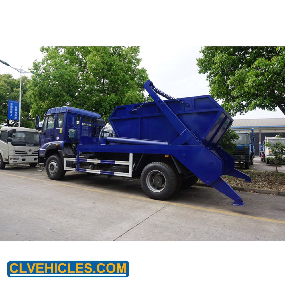 HOWO Sinotruck 10m3 Skip Loader Container Swing Arm Garbage Truck