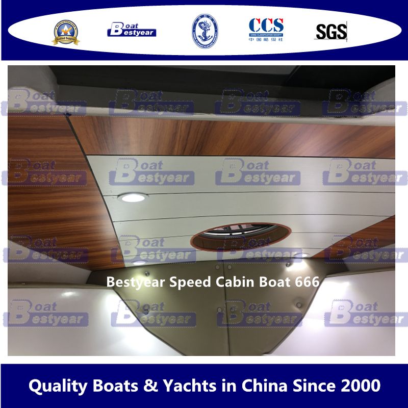 Bestyear 6.66m Fibergalss Speed Cuddy Cabin Boat