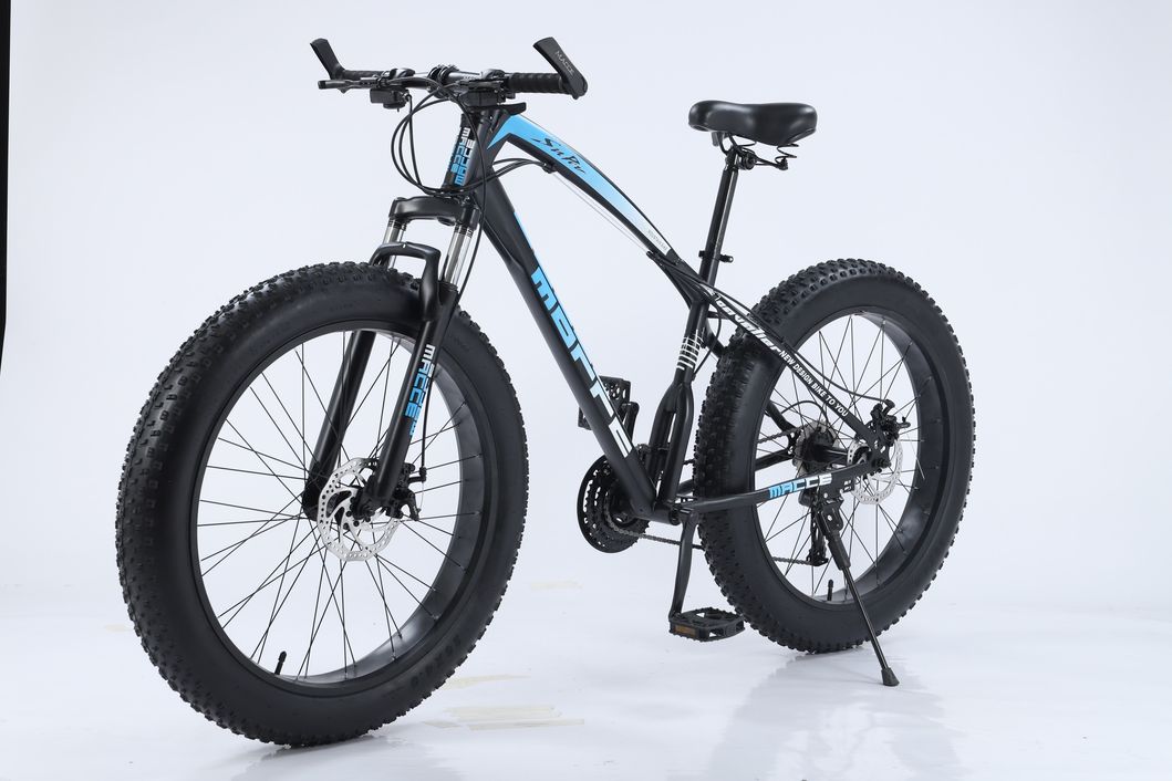 Blue Colour Jagur Fame 26*4.00 Tyre Fat Rim Bike 21 Speeds Steel Frame Shimano Gear OEM Spoke or Alloy Rim