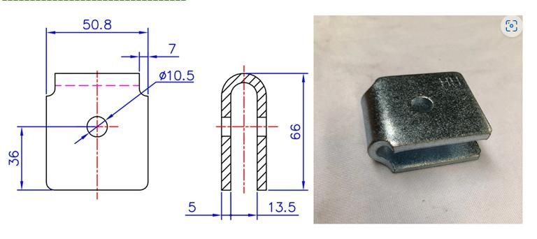 ISO Certificate Container Door Lock Parts Handle Hub