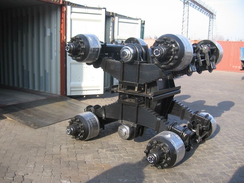 24t 28t 32t Germany Type Axle Bogie Suspension Axle