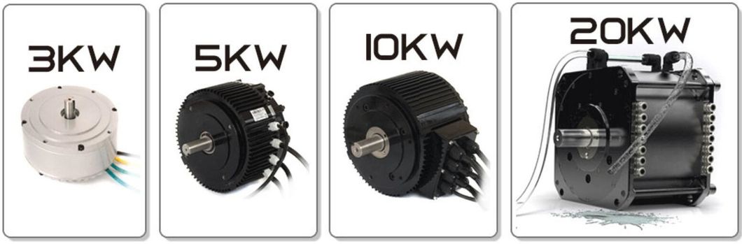 CE Approved Compact size Rated 10kw 85 N.m 4000RPM Electric Motorcycle /Motorbike kit / Electric Car motor conversion kit with air/liquid cooling BLDC Motor