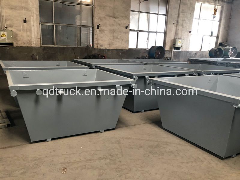3~10 cubic garbage truck using recycling waste skips bin for sale
