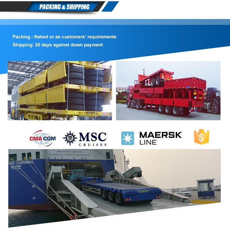 Extendable 5 Steering Axles Low Bed Trailer with Lifting Axis