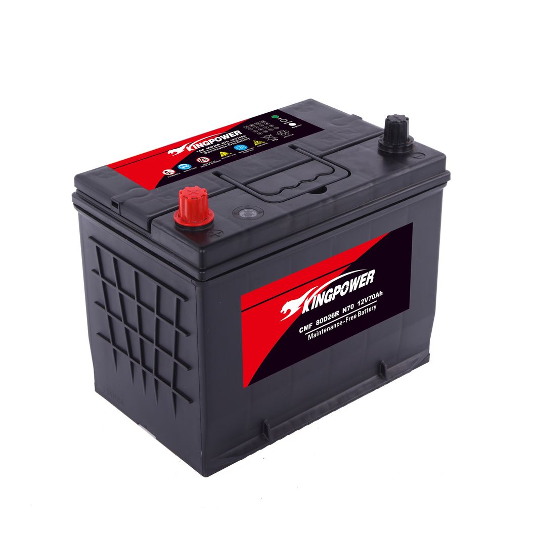 King Power Car Battery Cmf 80d26r N70 Best Quality