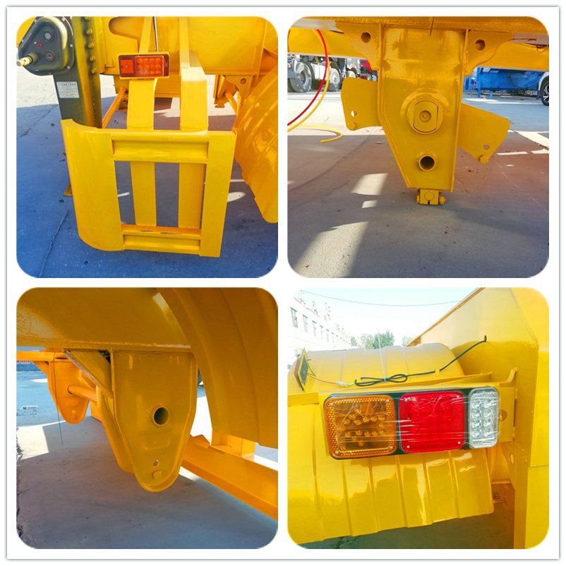 Cimc Lowbed Semi Trailer/Semitrailer/Tuck Trailer for Excavator Engineering Machinery Transporting