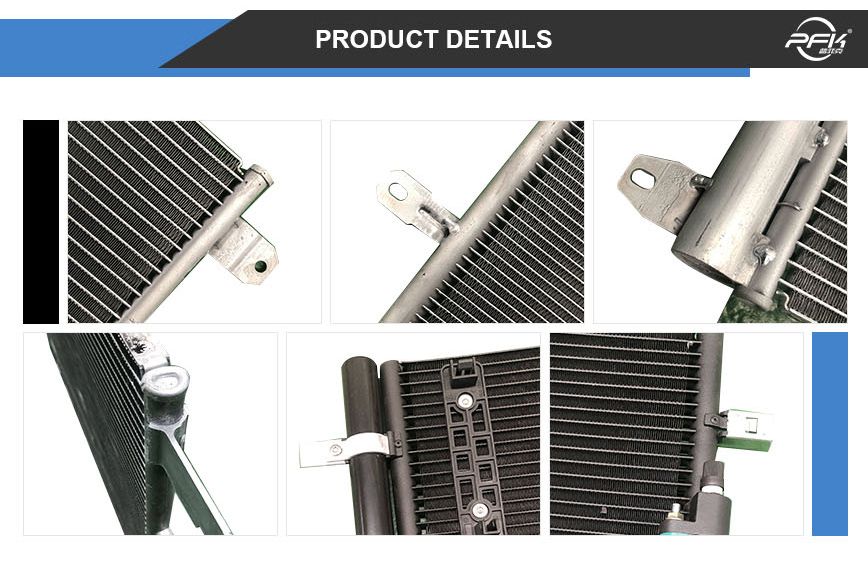 Parallel Flow Aluminum Auto Air Conditioner Raidiator Car Air Conditioning Condenser for Opel