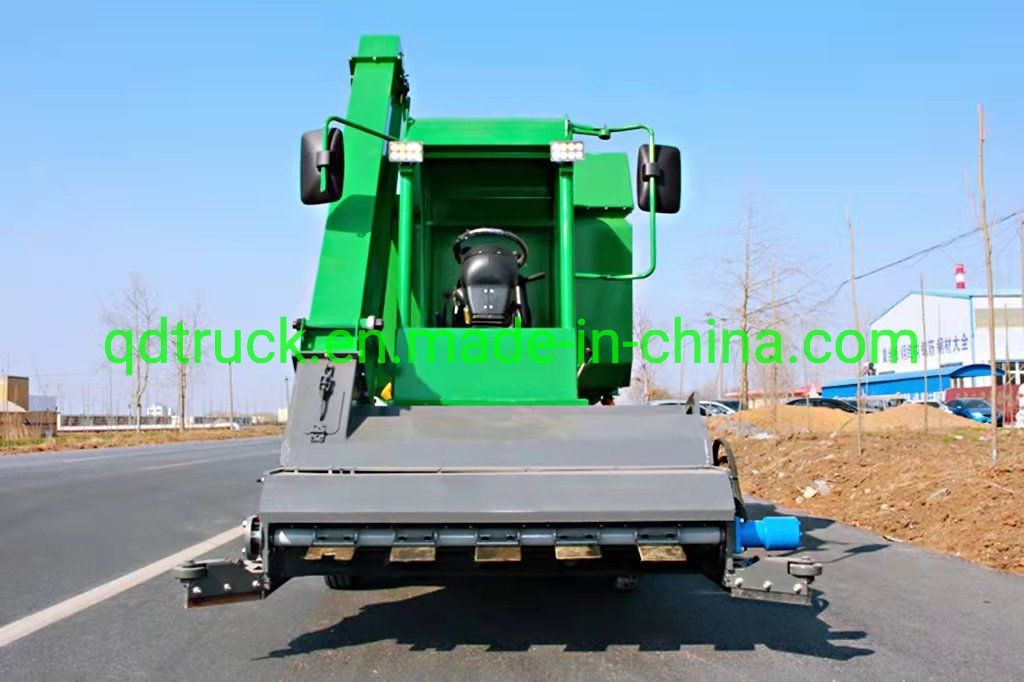 Cow Farm Using Cattle Manure Collecting Vehicle 8m3 Cow Dung Cleaning Truck
