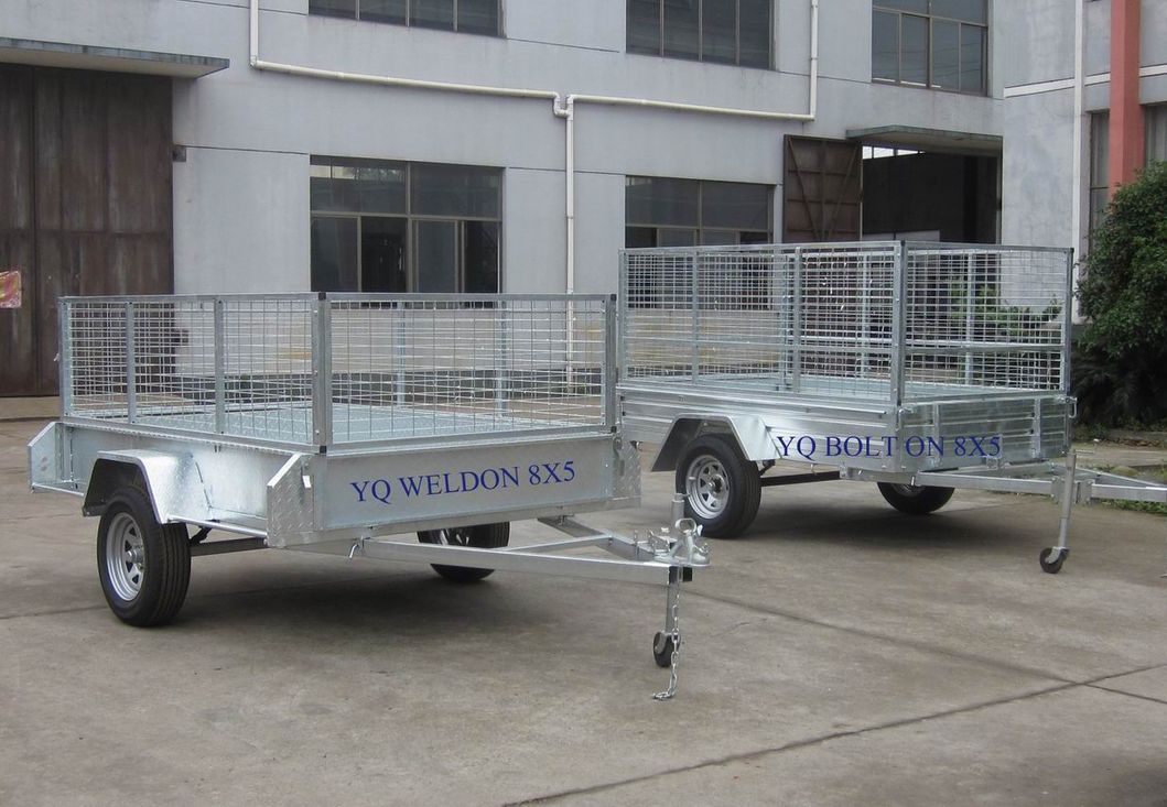 2023 Hot Sales 6X4 7X5 8X5 Galvanized Box /Utility /ATV /Travel/Car Trailer
