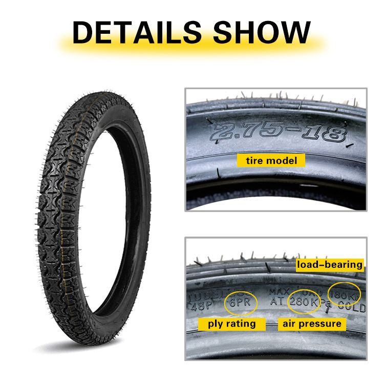 Motor Bikes Vacuum Tire 3.50-8 Tubeless Tyre for Motorcycle Electric Scooter