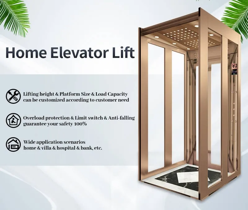 Factory Direct Sell Residential House Home Elevator Lift Price