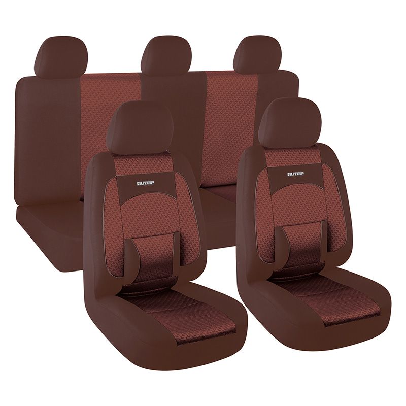 Car Interior Accessories Car Seat Cover with Grid Velvet and Single Mesh Fit Universal Car Seat
