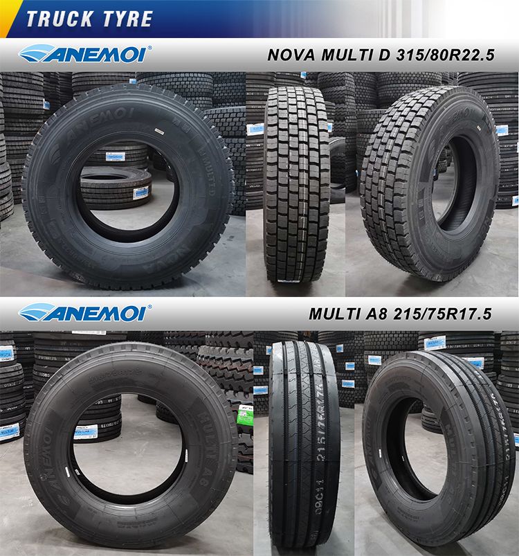Maxell TBR Tyres (8.25R16) with Reach ECE DOT