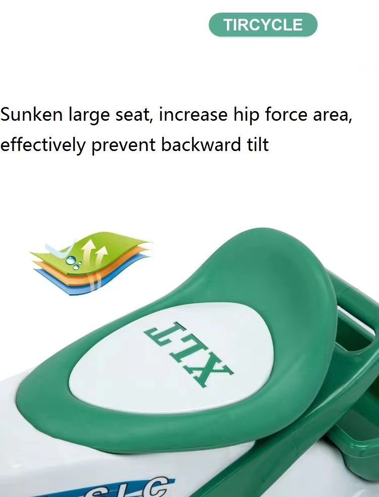 Portable Removable Foot Handle Design Children&prime;s Toys Slide Tricycle