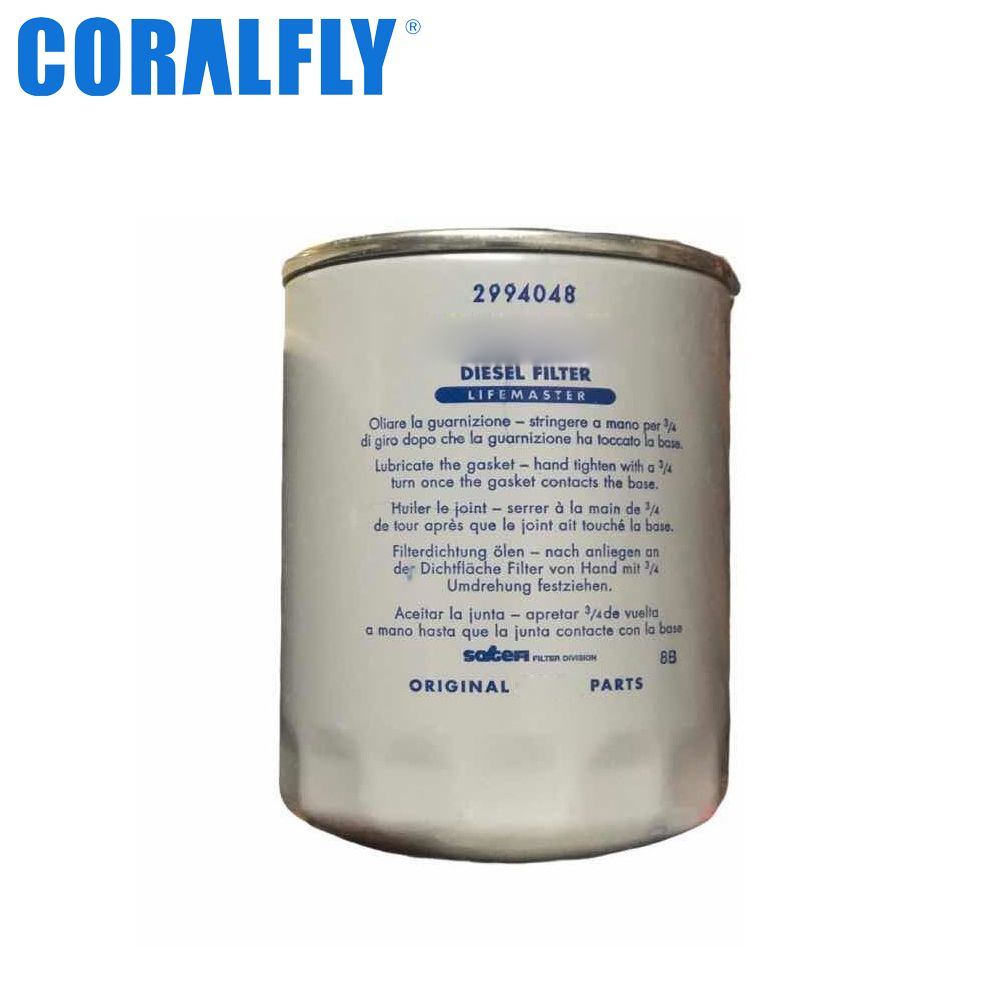 Coralfly Truck Gennerator Diesel Engine 2994048 Replaces Iveco Fuel Filter
