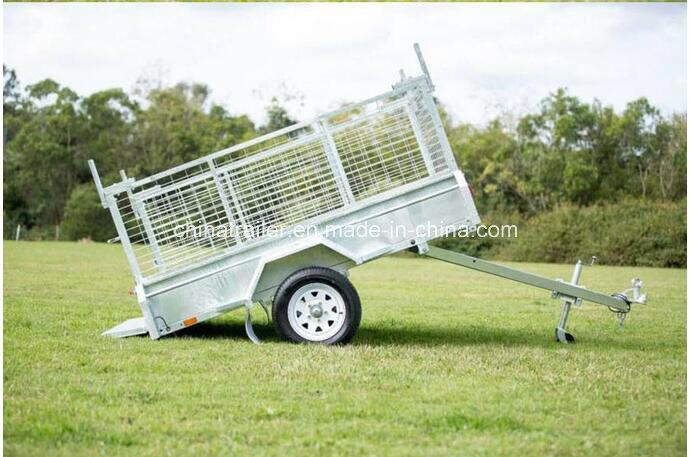 6X4 7X4 7X5 8X5 Europe Market Galvanized Box/ Car/ Farm Trailer