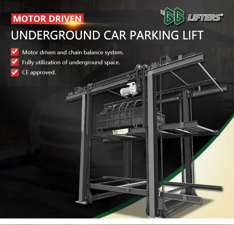 motor driven double storey parking