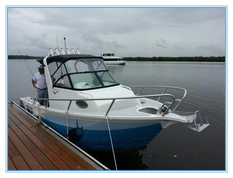 Hotselling Aluminum Targa Cuddy Center Fishing 150HP Motor Speed Boat for Pleasure