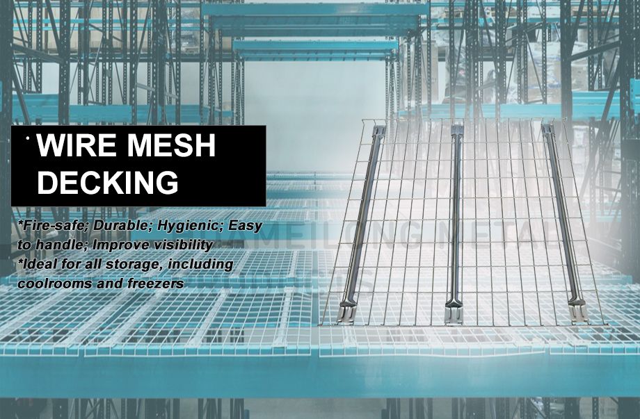 High Density Flare Waterfall Powder Coating Iron Wire Mesh Deck