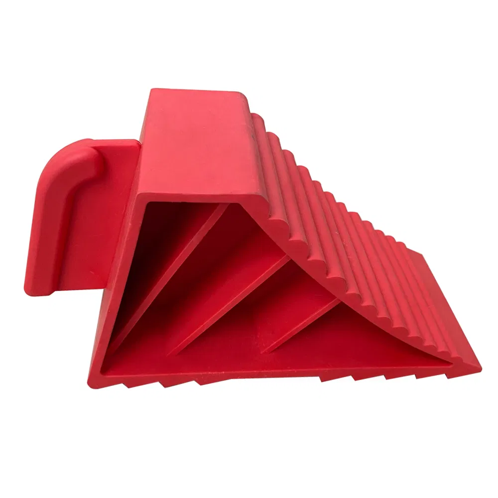 Red Color TPR Material Wheel Chock