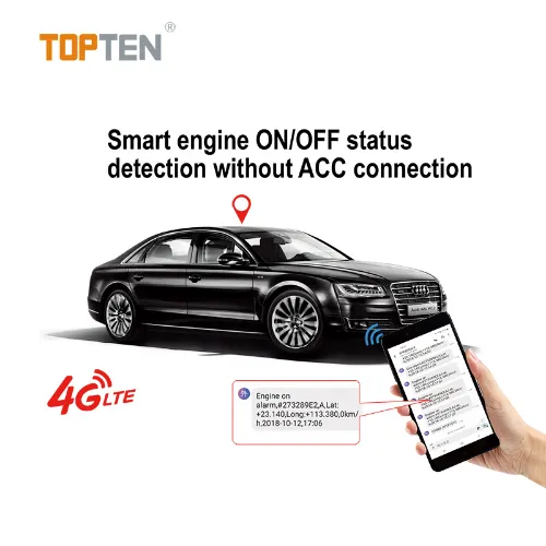 IP67 Waterproof 4G Vehicle GPS APP Online Tracking Stop The Car Remotely Car GPS (GT48-DI)