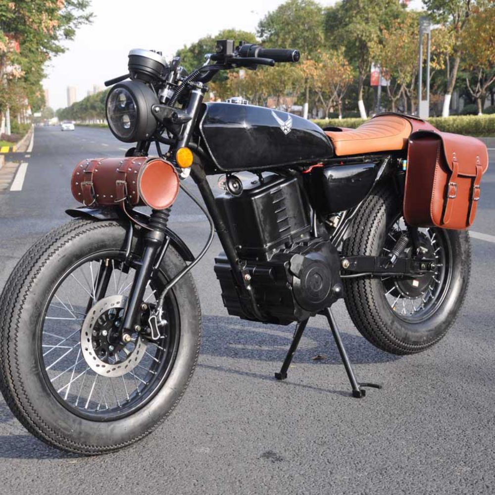 Retro Crown Prince Harley Extractable Lithium Battery off-Road Electric Motorcycle