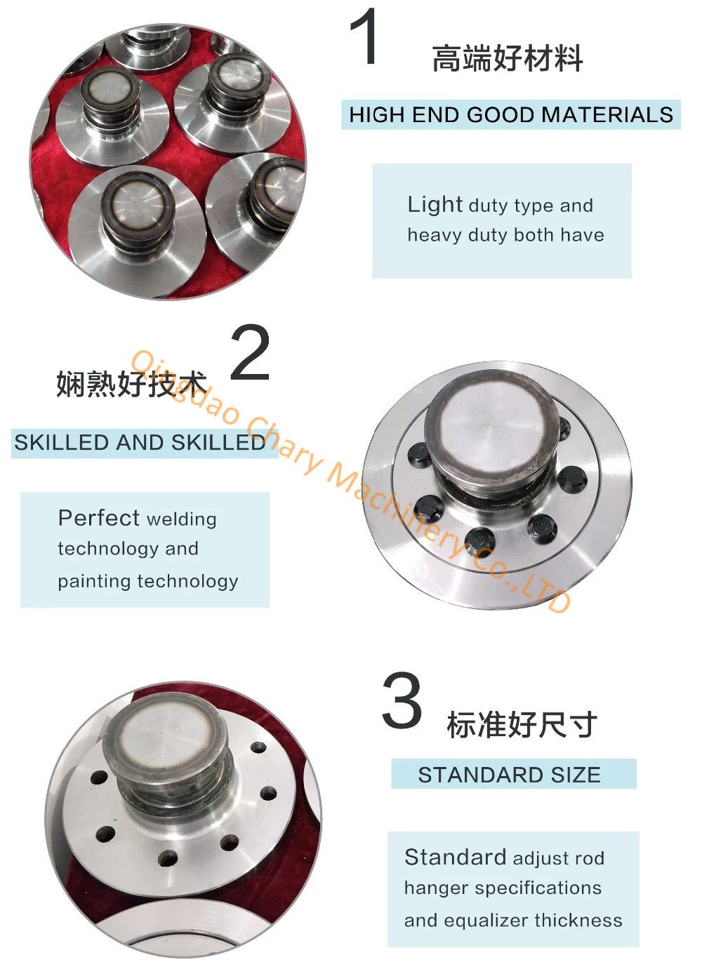 2&prime;&prime; Welded King Pin for Semi Trailer