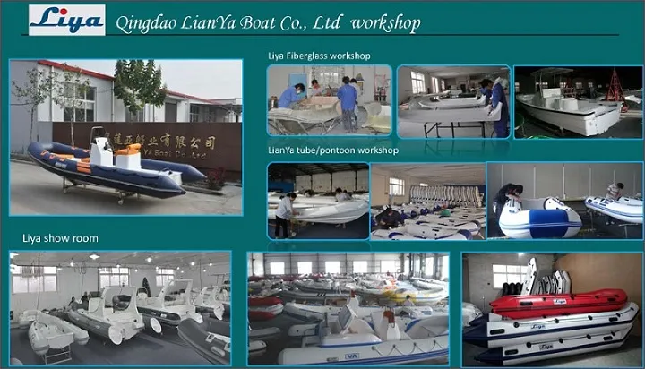 Liya 7.6m Fiberglass Boat for Fishing Outboard Motor Boats