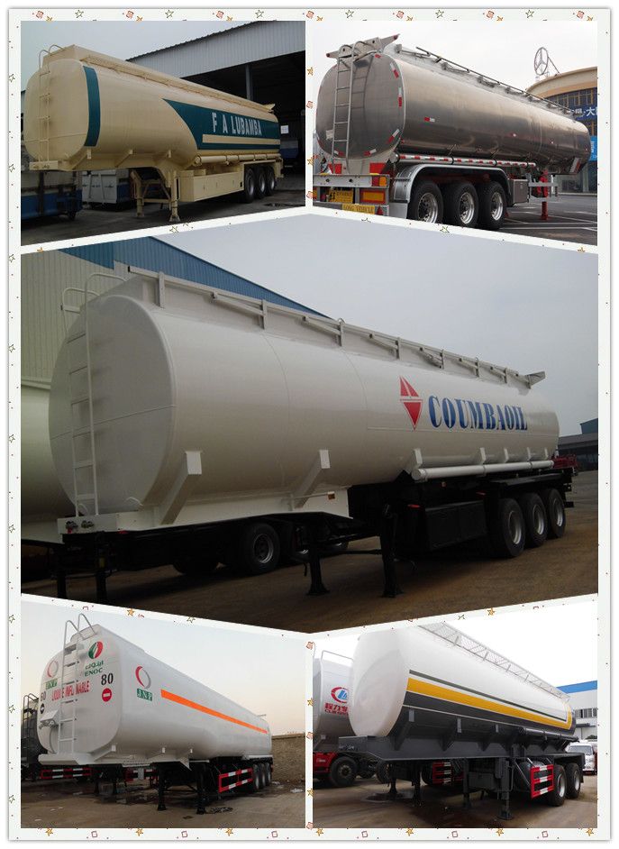 Clw 3 Axles Oil Transport Fuel Tanker Semi Trailers 42, 000 Liters for Sale