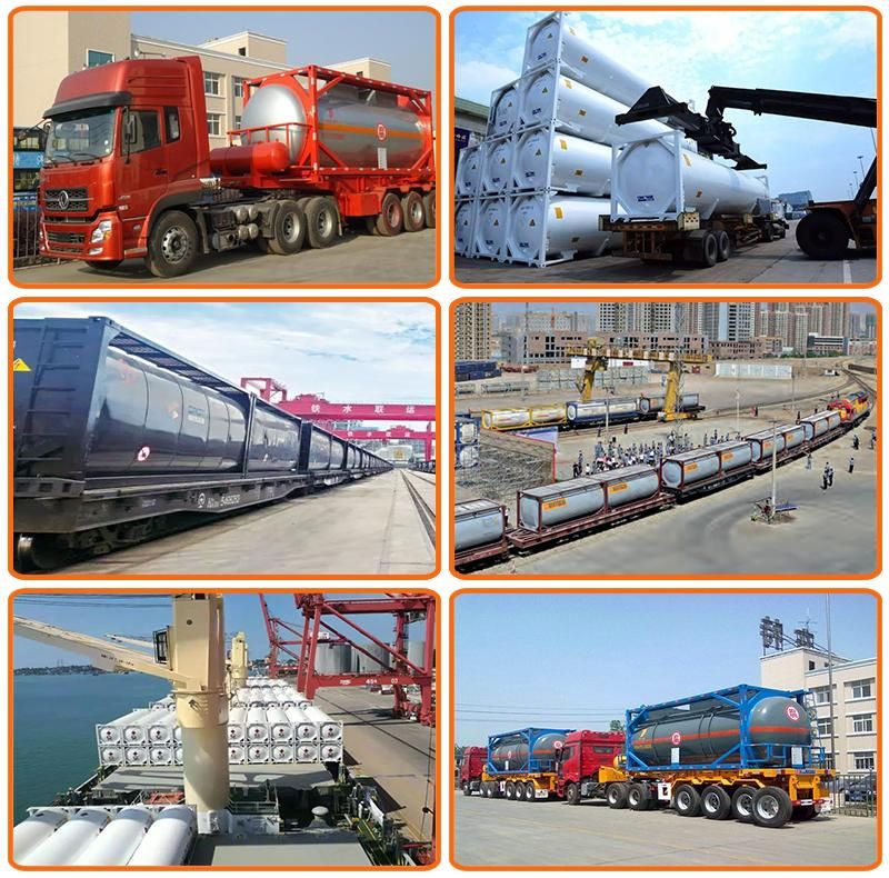 Factory Price High Quality 40FT Powder Transport Bulk Cement ISO Tank Container for Sale