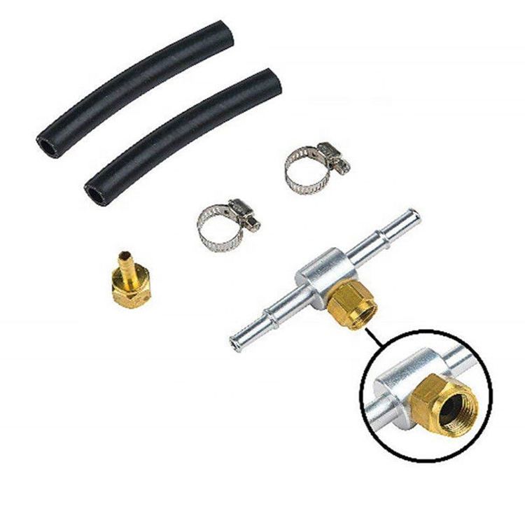 9PCS Cylinder Leak Down Leakage Tester Detector Engine Compression Gauge Test Tool