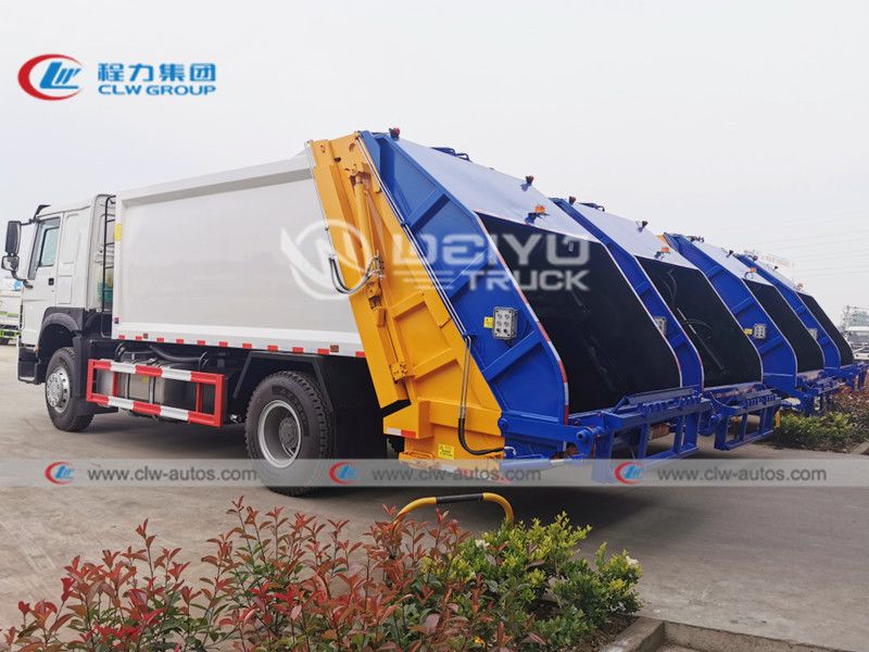 Sinotruk HOWO 4X2 290HP Rhd 14cbm 10tons Waste Refuse Collection Garbage Compactor Truck