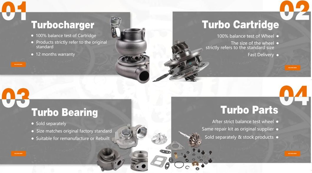 Diesel Auto Parts Gtd2056vzk Turbos Core 822182-0008 Fb3q-6K682-Dd Cartridge Frez for Ford Ranger 3.2 Tdci
