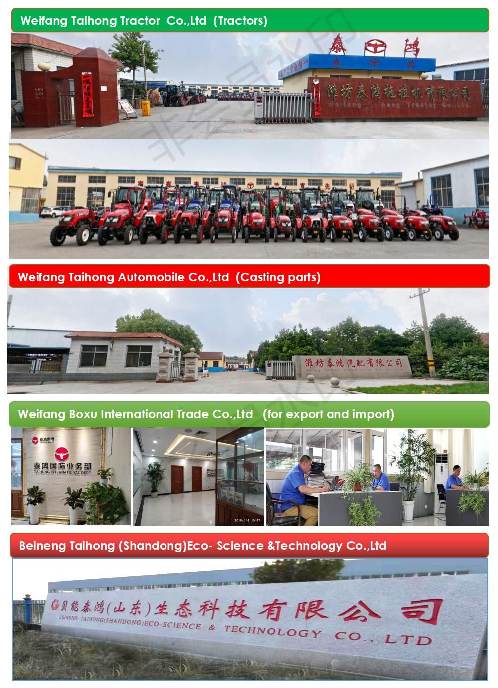 Factory Supply Chinese 180HP 4WD Walking Tractor/Compact/Diesel Engine/Agricultural Machinery Farm Tractor