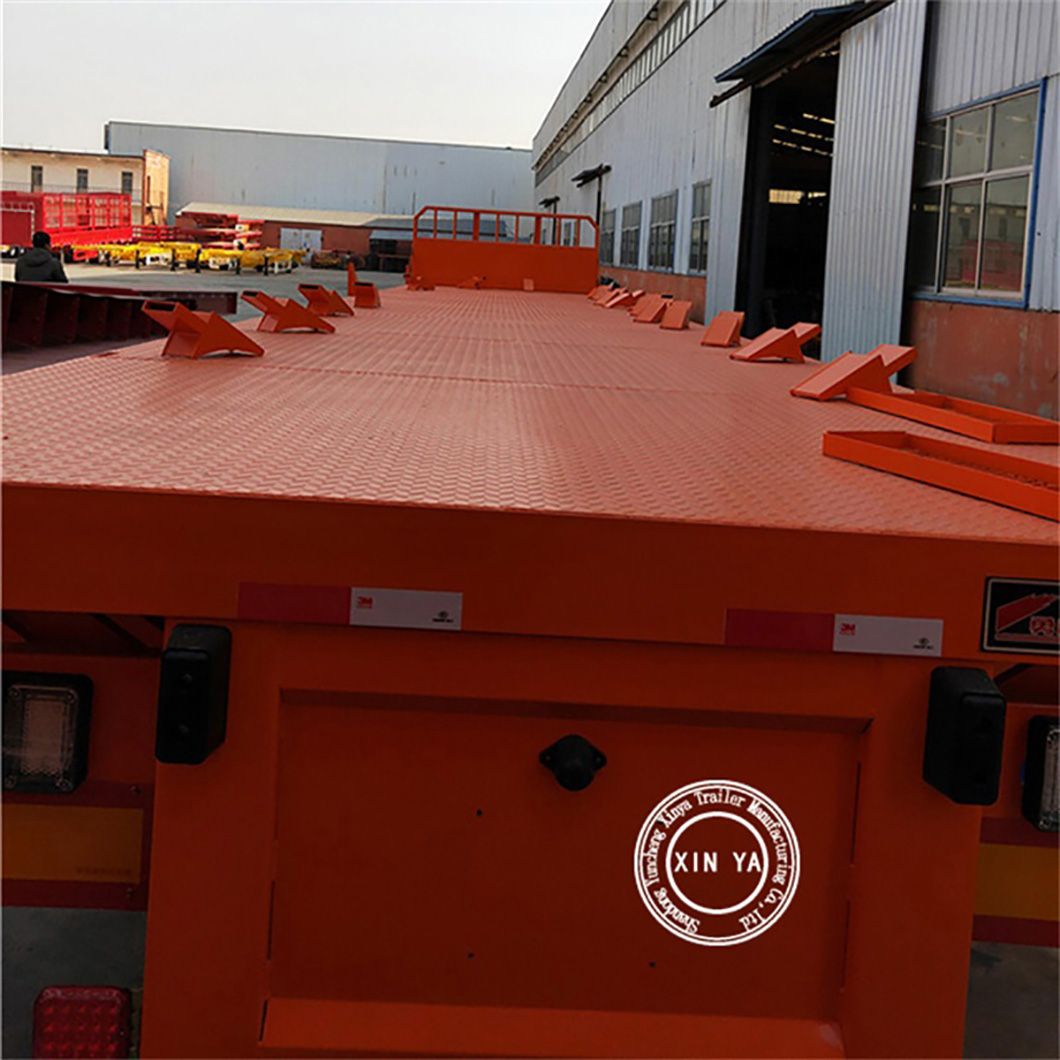 Brand 4 Axle 45FT Flatbed Semi Trailer Container Trailer