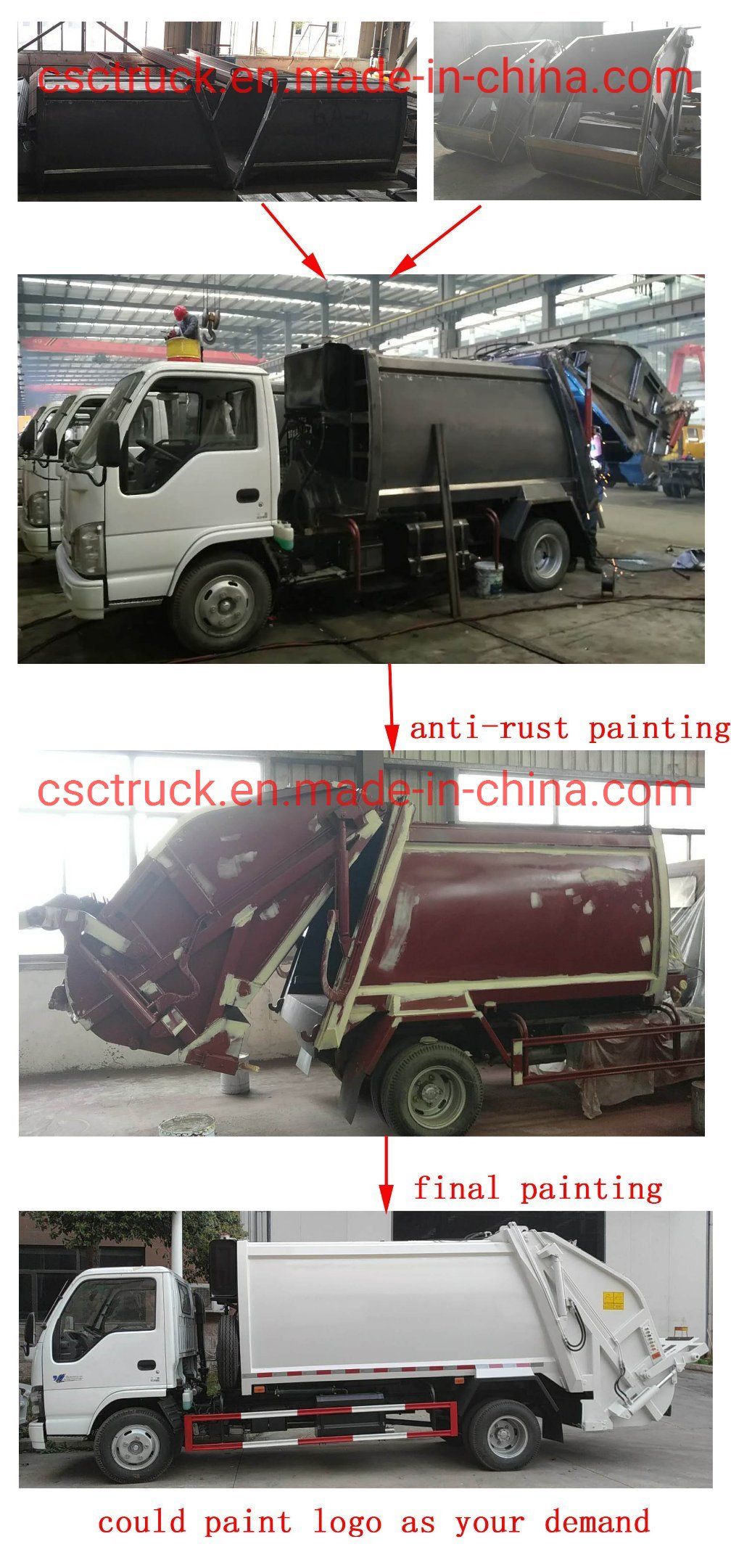 Japanese Brand 6X4 10 Wheels Rear Loaded Refuse Collection Garbage Truck Price
