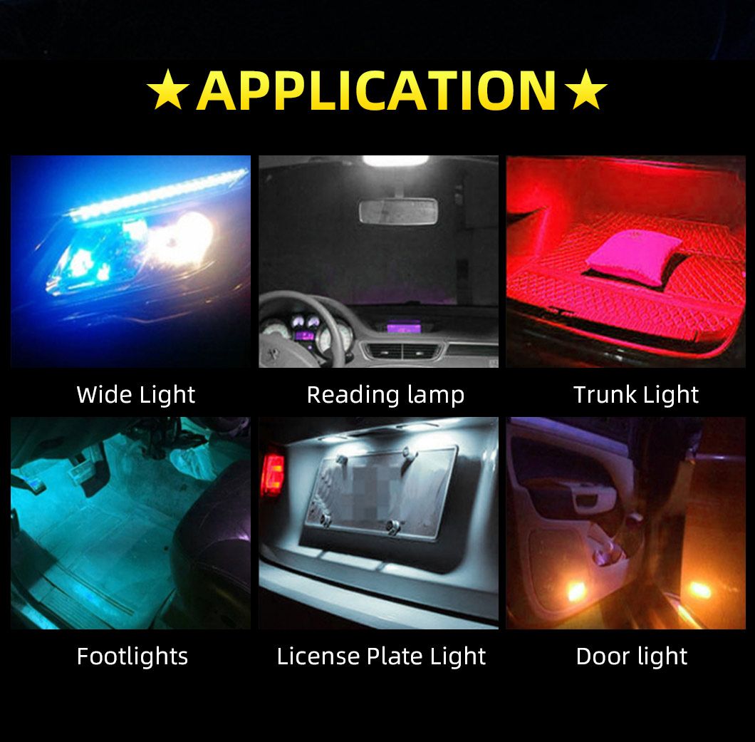High Brightness T10 1156 LED Car Truck Brake Back Reverse Light Bulb