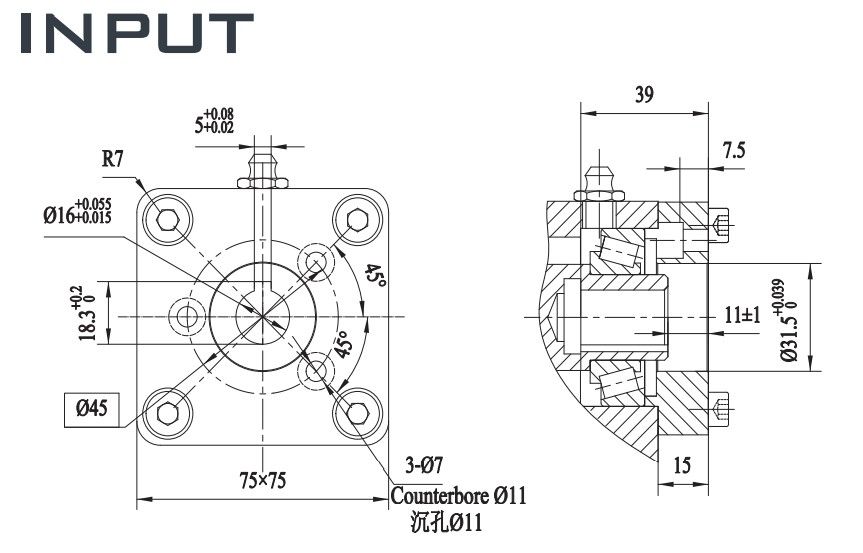 Fga Series Fga5c Slewing Drive Gearbox for Aerial Lifts