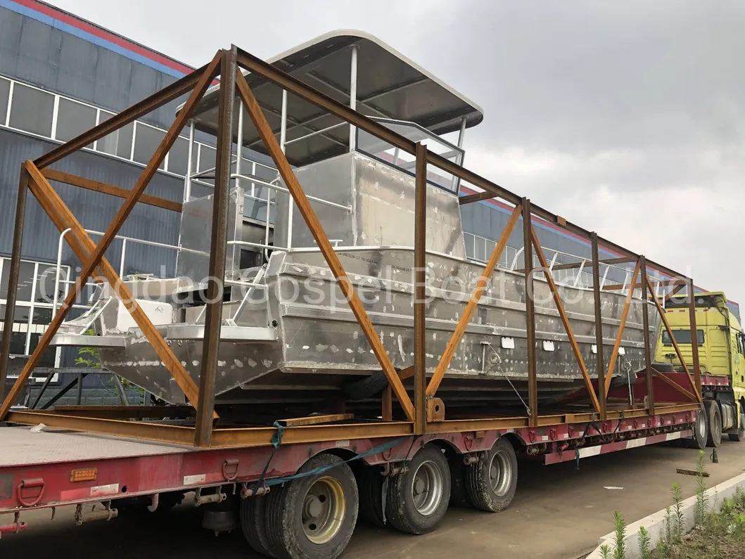 13m Aluminum Landing Craft Boat for Sale - Offshore Boat Car Transportation