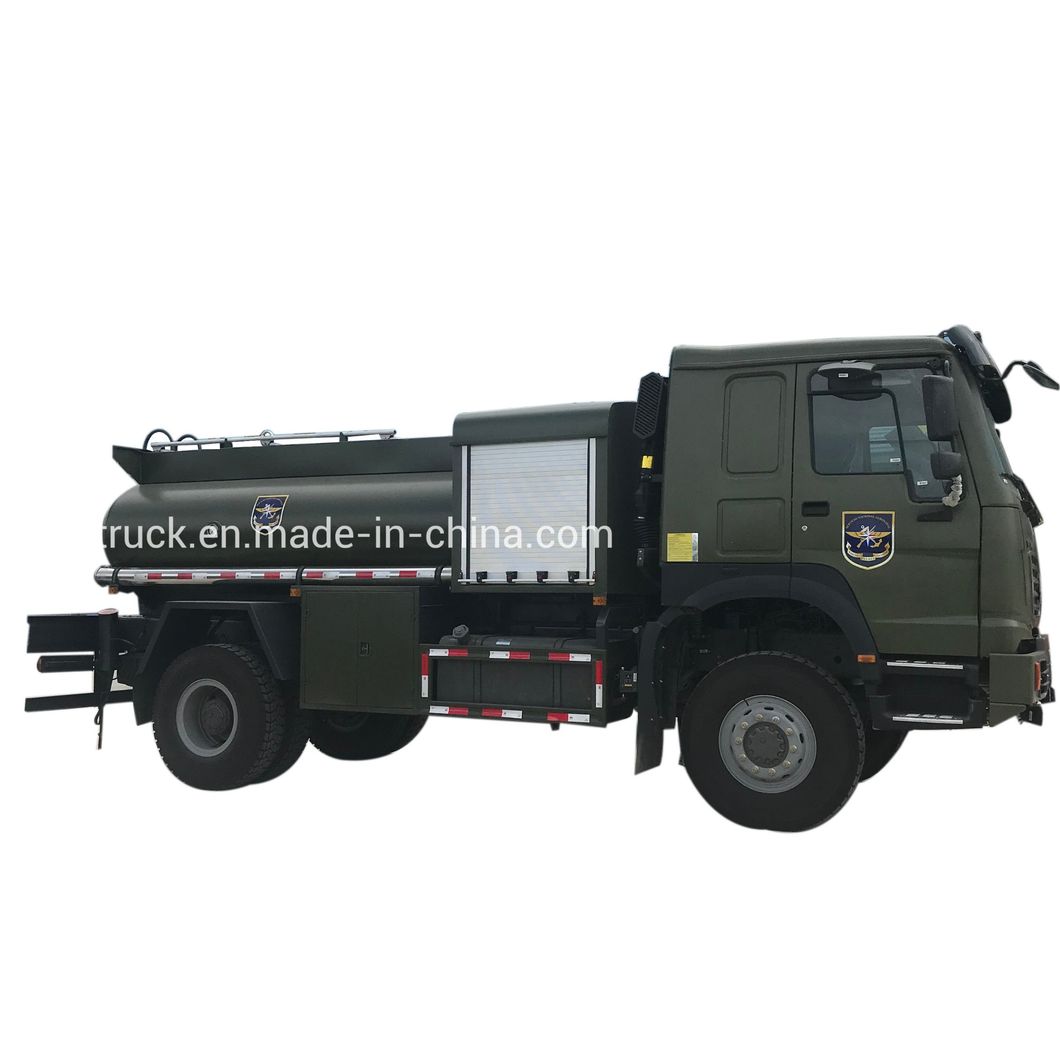 Factory Sales HOWO 4X4 7cbm 8cbm 9cbm 10cbm 11cbm 12cbm Fuel Oil Gasoline Dispenser