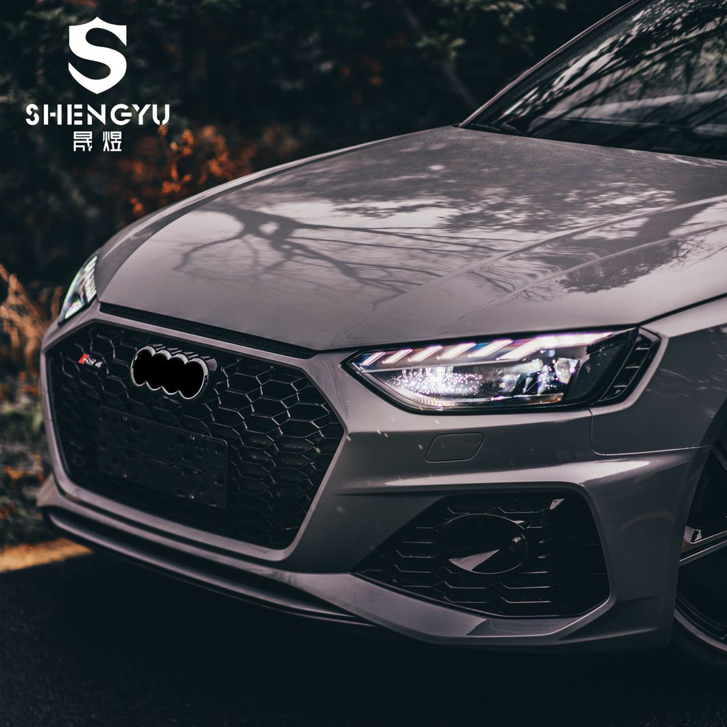 Hot Selling Car Body Kit for Audi A4 B9 2020-2021 Upgrade RS4 Styele Including Front Bumper Assembly with Grille with PP and ABS Material