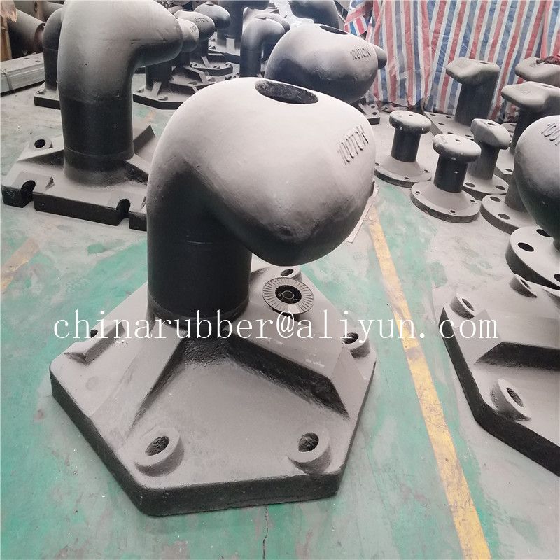 Horizontal Roller and Vertical Roller Fairlead Double Bollards Simple Bollard DIN Standard Welded Inclined Bollard for Sale