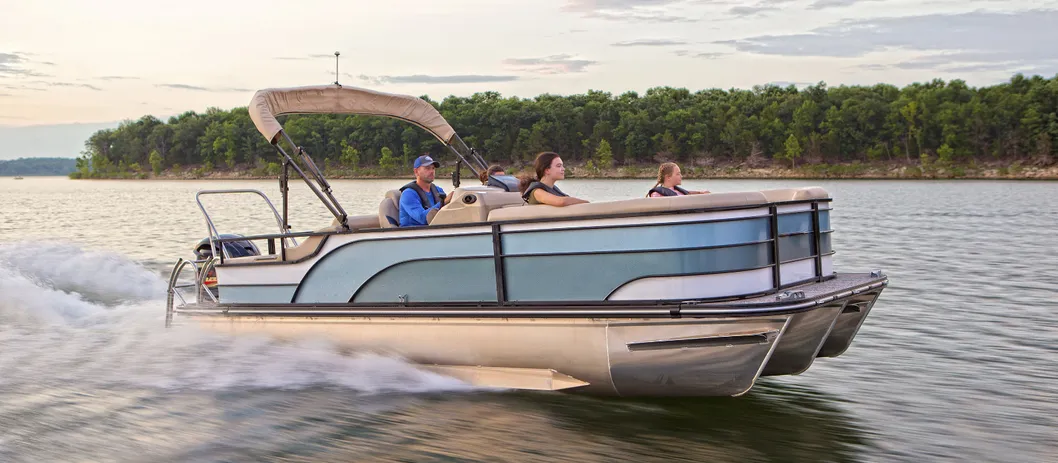 Aluminum Electric Luxury Motor Boats Party Pontoon Boat